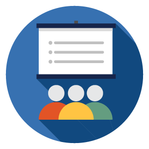 icon image of seated students in classroom