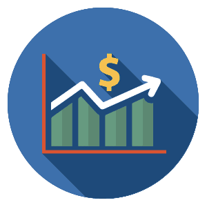 icon image of monetary chart