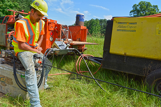 Broadband Construction worker