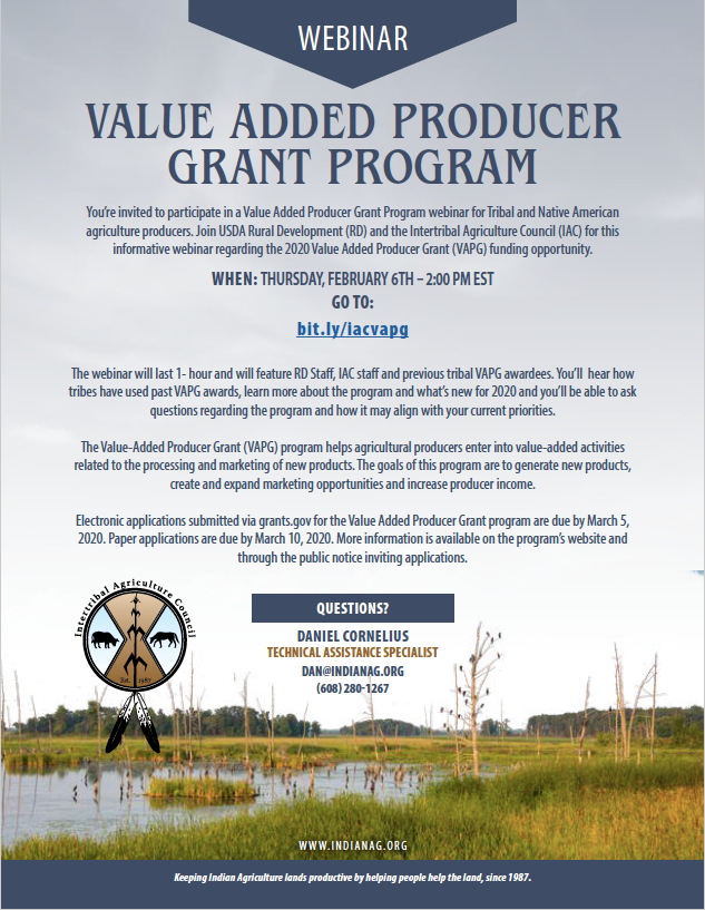 VAPG Webinar Flyer