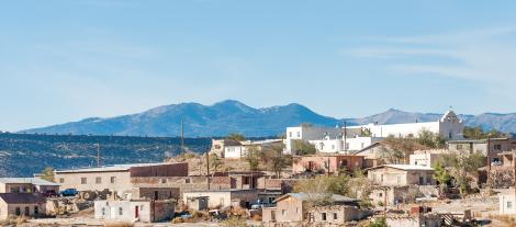 Image of the Laguna Pueblo, Native American reservation near Albuquerque, New Mexico