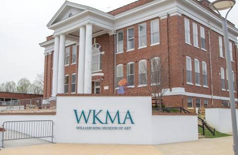 Exterior view of the William King Museum of Art