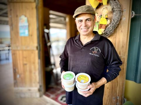 Man with mufongo.