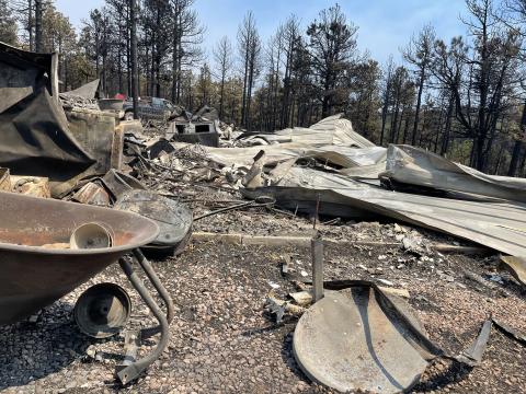 Destroyed Home