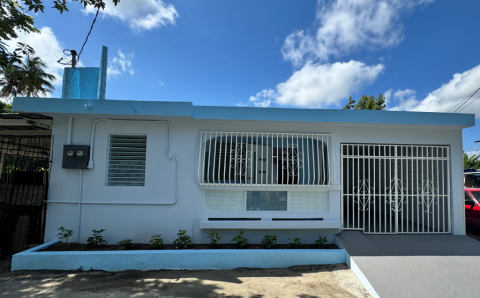 Iris's house after reconstruction