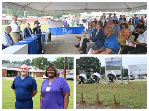 DeSoto Regional Health groundbreaking ceremony. 