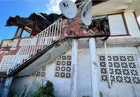 Iris's house before reconstruction