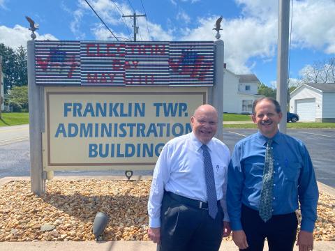 State Director Bob Morgan visits Franklin Township in Greene County, Pa.