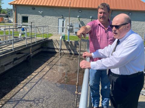 State Director Bob Morgan visits German Township in Fayette County, Pa.