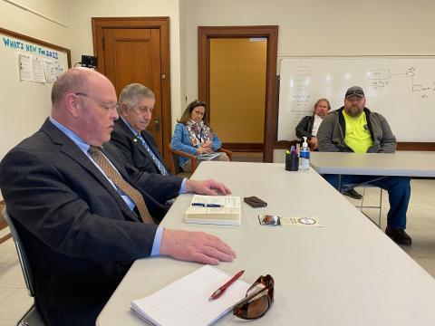 State Director Bob Morgan visits Honesdale, Pa.
