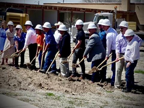 Ground Breaking at Kimball Health Services 