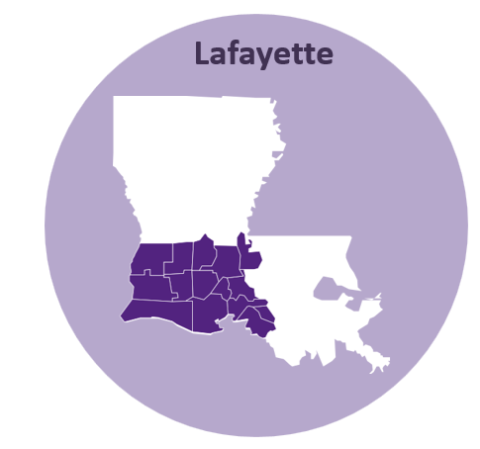 Lafayette Area Map