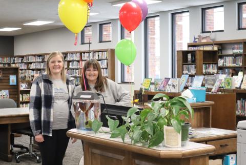 Rock County Librarians Macey Lackoff and Kim Orr