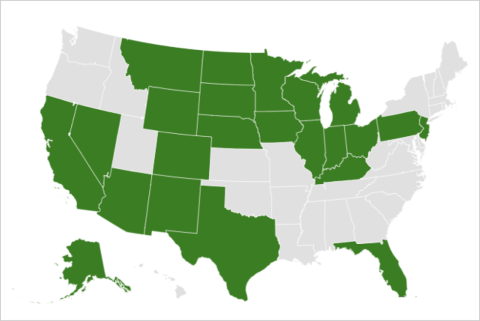 Map of New ERA projects