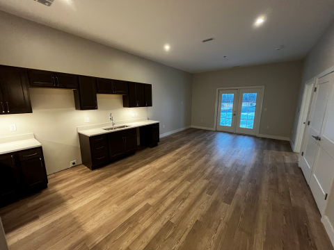 Living area inside an apartment. 
