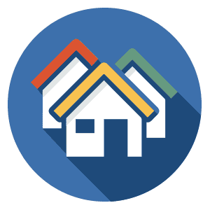 icon image of a houses