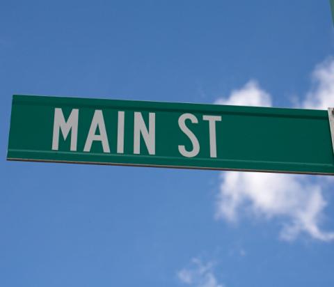 Main Street sign