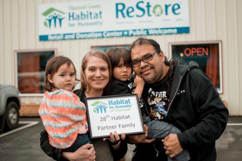 The Mitchells purchased their first home using a USDA mortgage loan, with repair assistance from Tillamook County Habitat for Humanity.