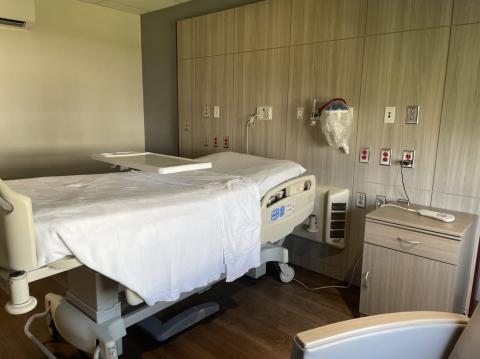 photo of updated hospital room
