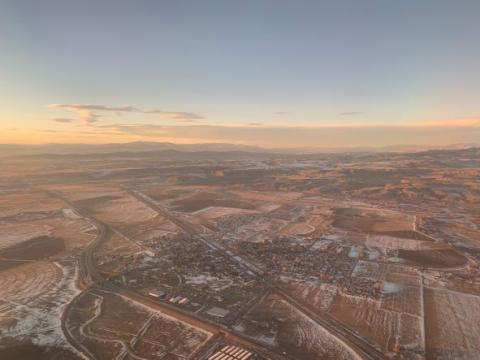 Aerial picture of Montana