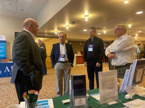 State Director Bob Morgan meets with members of the PA Rural Water Association this week at State College, Pa.