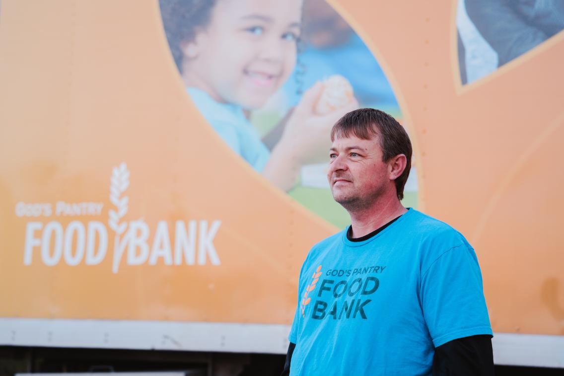 Eric Johnson, God's Pantry Food Bank Mobile Pantry Program