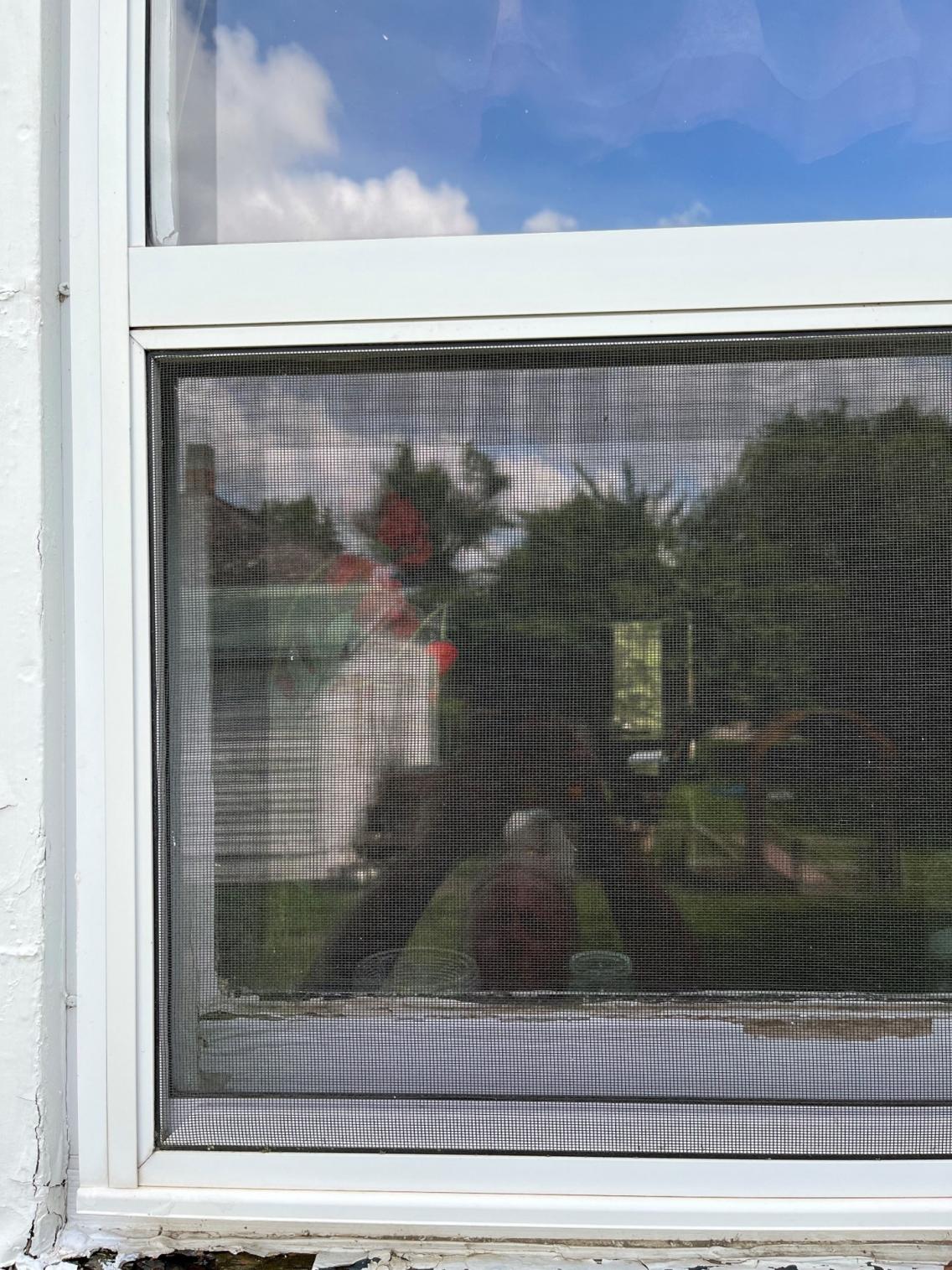 Bob and Mary Ann Volk's window before remodeling.