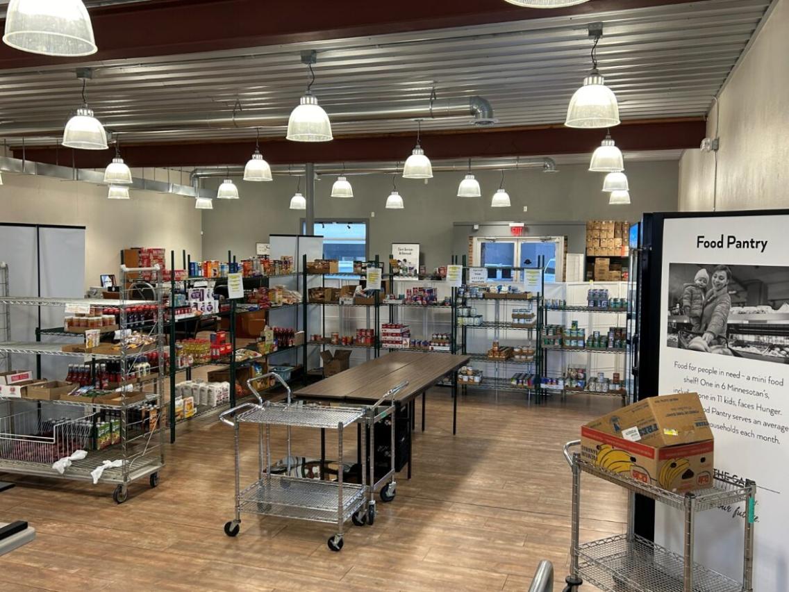 The food pantry is one of several services The Link has to offer.