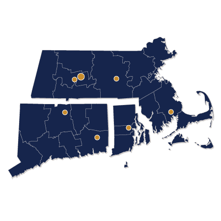 map of Southern New England