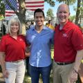 It was a productive Ag Day at the Illinois State Fair! Among the partners Director Ortega connected with were IL Farm Bureau’s Local Government Director, Brenda Matherly and Associate Director, Ryan Tate.