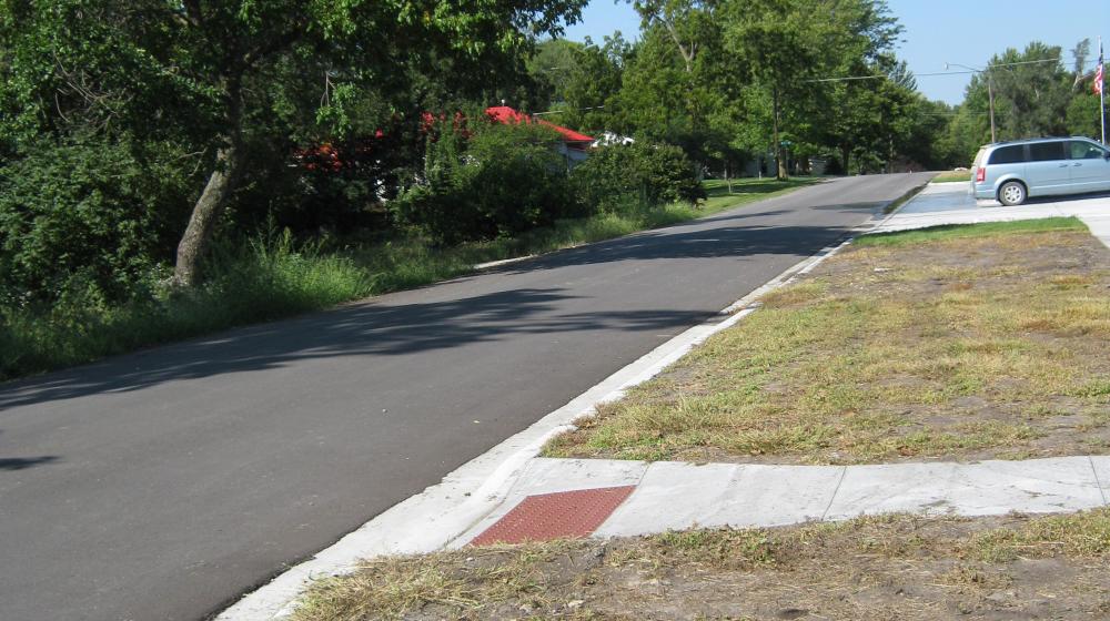New streets, curbs and drainage.