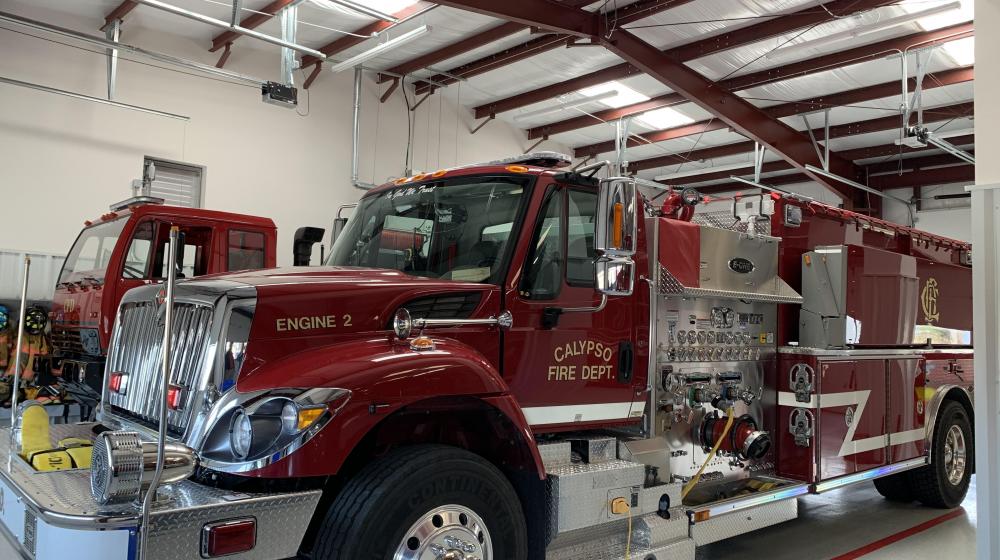 USDA Rural Development invested $248 thousand to assist with the expansion of their fire station. The 30 year old structure was not able to fit modern trucks and their equipment. The expansion will allow Calypso to fit the most up-to-date equipment to serve their community.