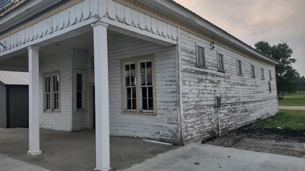 The central building at the Grant County Fair Grounds was significantly damaged by a presidentially-declared disaster in May 2022.