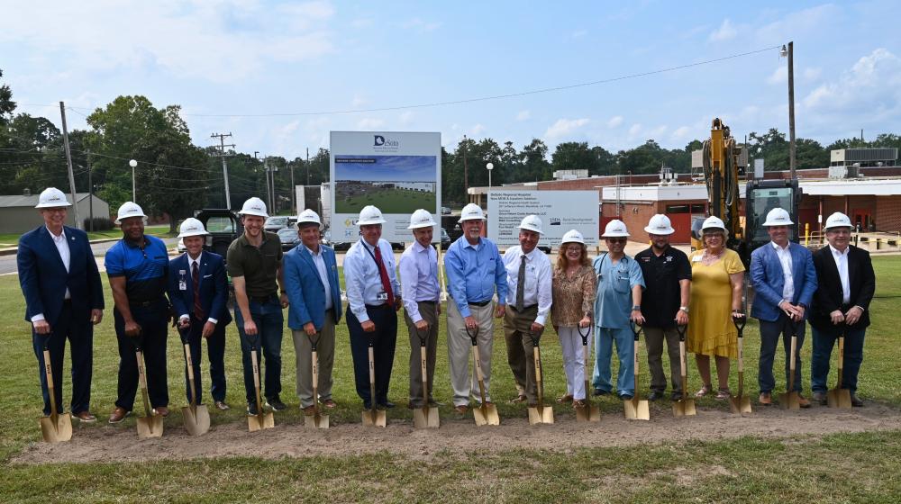 DeSoto Regional Health groundbreaking ceremony. 