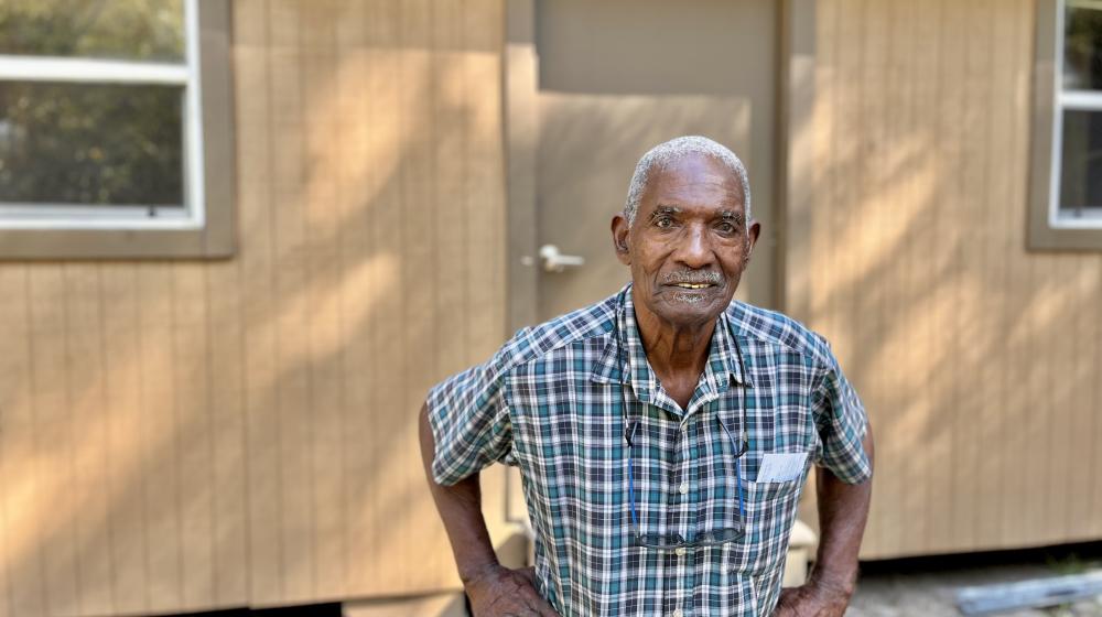 Joe Lewis, Rural Development home repair program recipient.