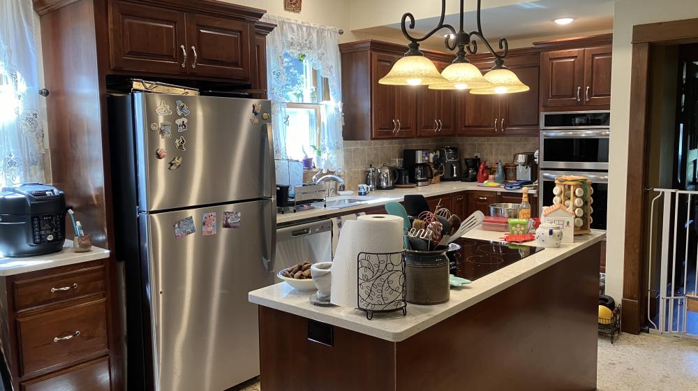 Vicki Beckendorf of Odin recently compelted a long-awaited kitchen renovation with the help of Rural Development's Section 504 Program.