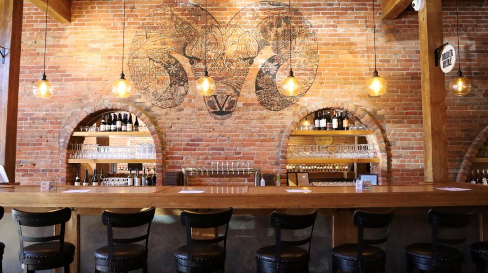 The interior of Montana's Bighorn Bottle Shop and Wine Bar.