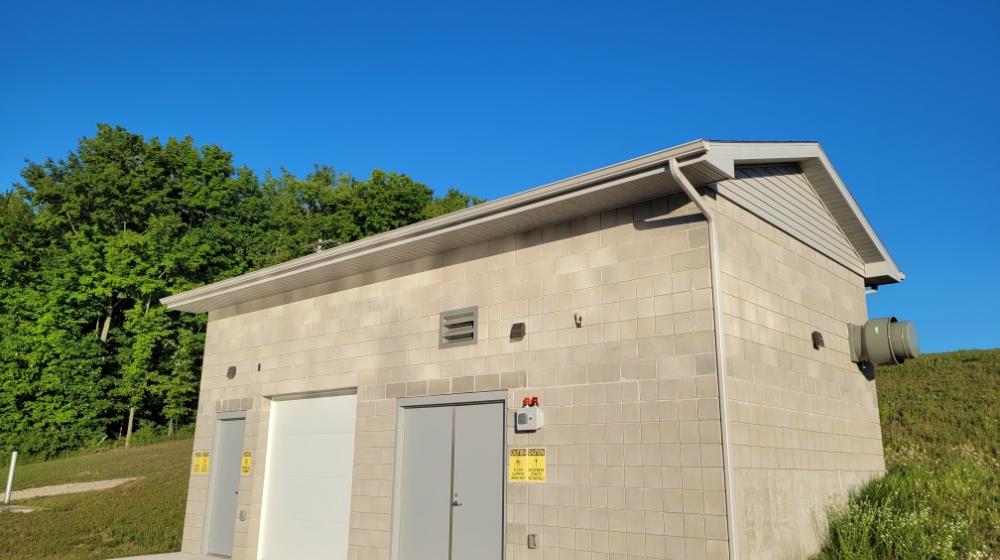 new cinderblock building