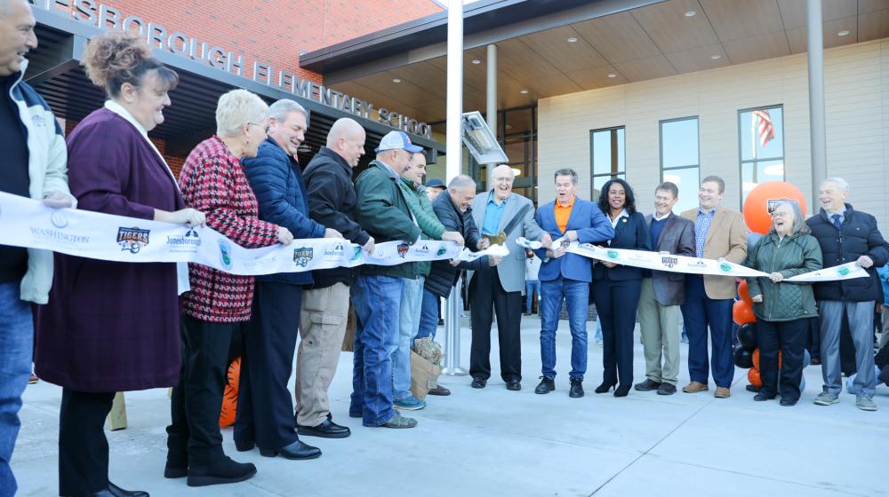 Jonesborough K-8 Elementary School Ribbon Cutting 