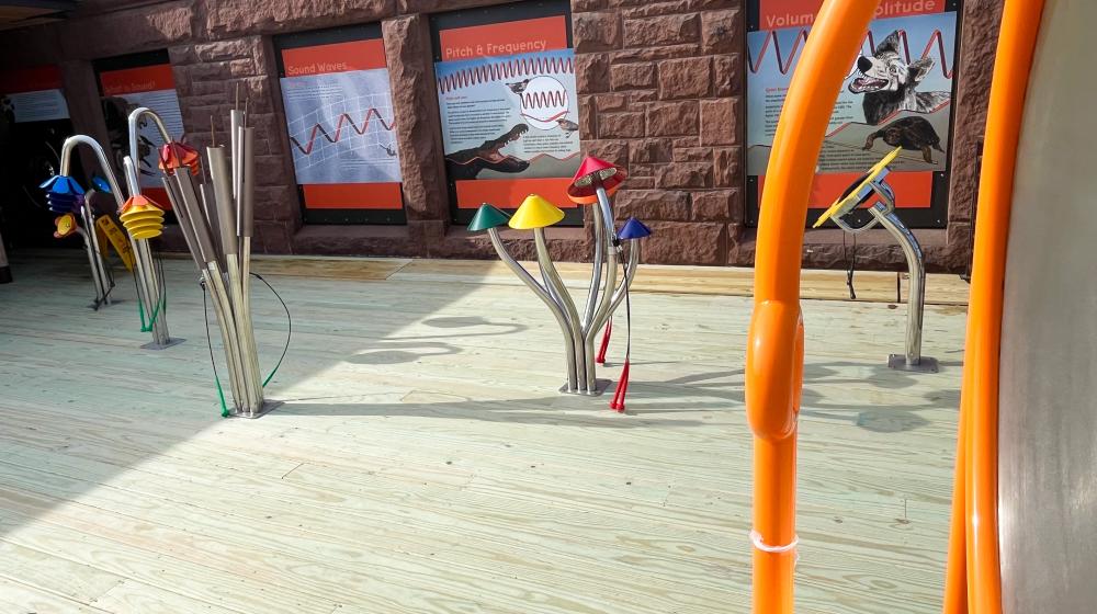 Fairbanks Museum interactive sensory installments