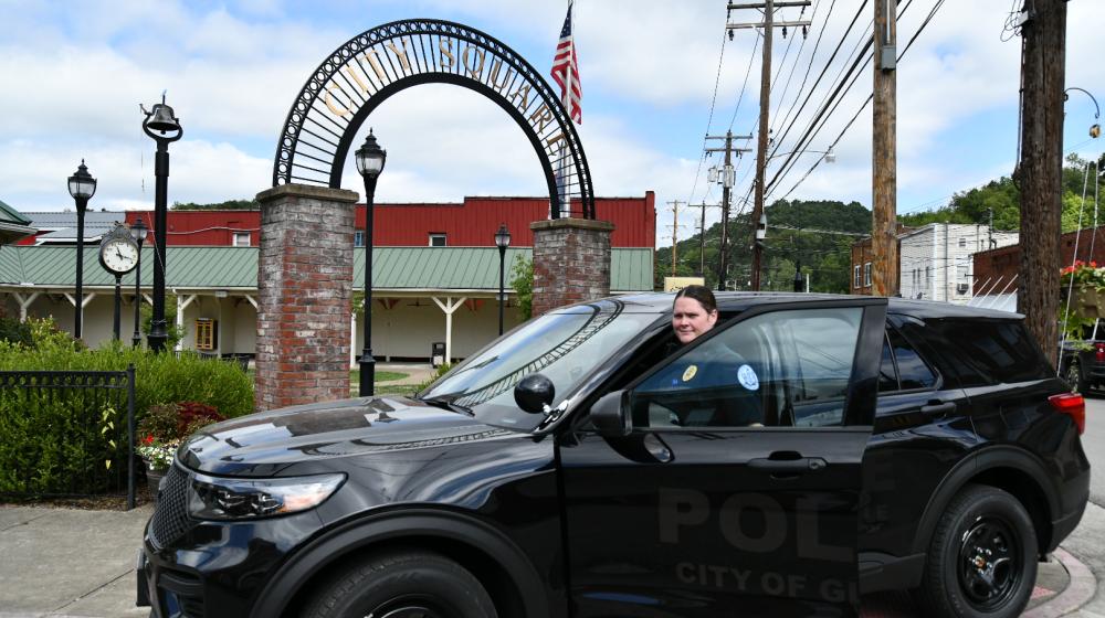 Glenville Police Department on patrol.