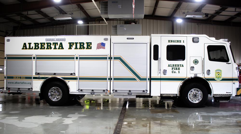 Side view of Alberta VFD pumper