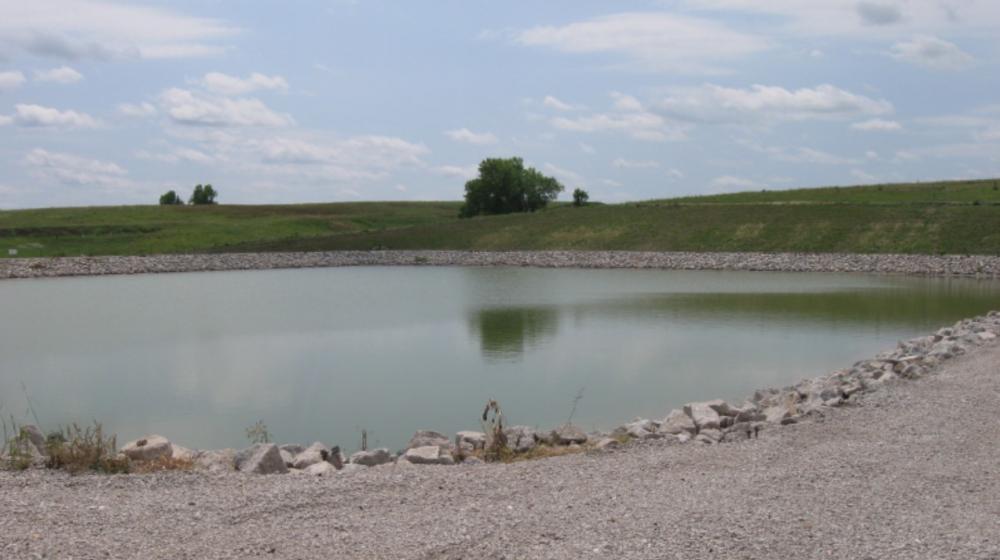 The new lagoon system in Ashton, Nebraska.