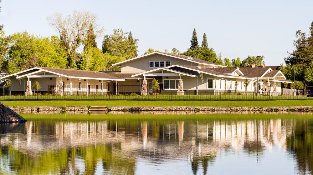 C.O.R.E @ the Camptonville Academy's new Personalized Learning resource center, overlooking Ellis Lake in Marysville, California.