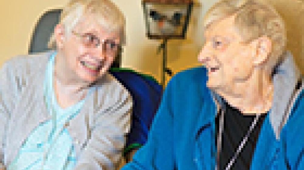 Richard and Carol at the Maple Grove Memory Care