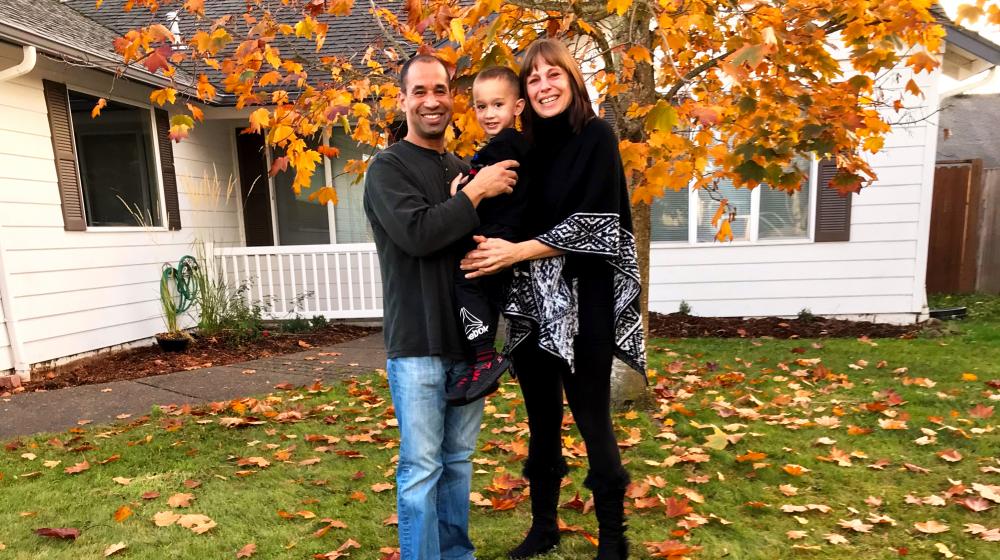 The Weise family recently moved into their new home in Molalla, Oregon.