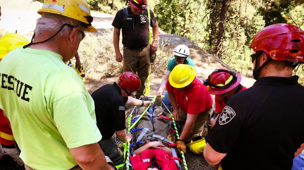 Photo: The volunteers that make up the Wheeler County Search and Rescue team now have the necessary equipment to safely conduct rescues and treat patients.