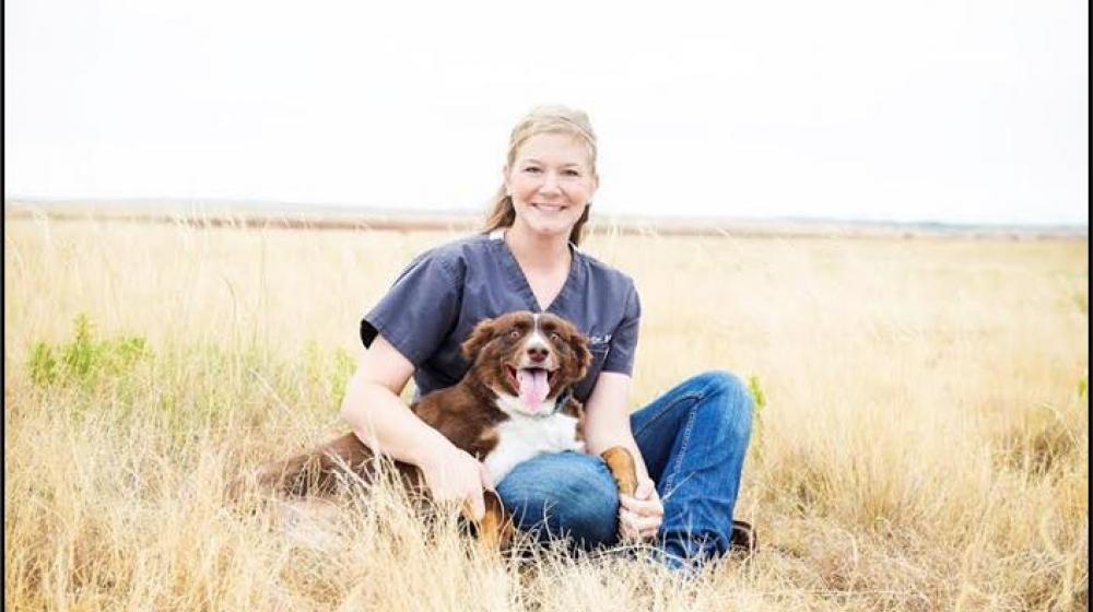 Dr. Keelan Lewis and patient