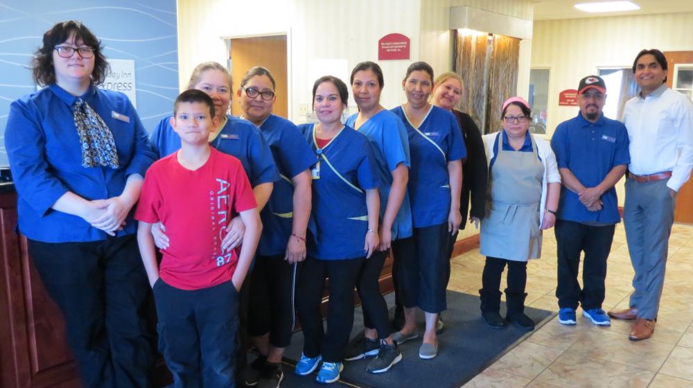 Staff w/ Holiday Inn Express, Evanston, WY 07-2019