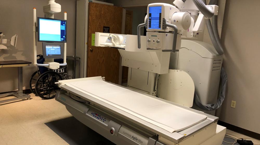 New equipment providing state-of-the-art medical services.